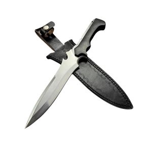 Couteau de combat à pointe de lance en acier inoxydable, lame droite de 0,6 mm d'épaisseur, lame de qualité industrielle, manche en acier au carbone, OEM, garantie 3 ans - Product Image 6