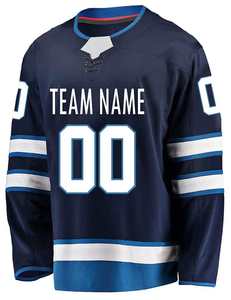 Fabricant de maillots de hockey sur glace haut de gamme, vente en gros, broderie de logo personnalisée, OEM, vêtements de hockey en polyester, fournisseur direct d'usine - Product Image 2