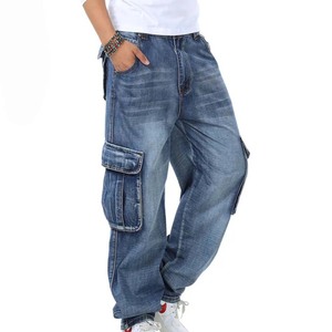 Regular Fit Denim Men's <b>Jeans</b> High <b>Waist</b> Washed Breathable Casual Fashion <b>Elasticity</b> Autumn Pants - Product Image 6