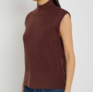 Suéter de Punto Personalizado para Mujer - Suéter de Invierno al por Mayor - Prenda de Punto Femenina Suave y Transpirable sin Mangas - Product Image 4