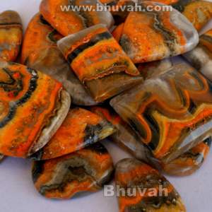 Atractivo Bumble Bee Jasper Piedra preciosa Cristal Piedra preciosa suelta Calidad suave Piedras preciosas sueltas para la fabricación de joyas curativas - Product Image 1