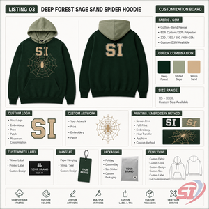 Fabricante de Sudaderas con Capucha Personalizadas con Diseño de Telaraña, Sudadera Extra Grande de Algodón Grueso, Ropa Urbana con Estampado Gráfico, Venta al Por Mayor OEM Unisex - Product Image 3