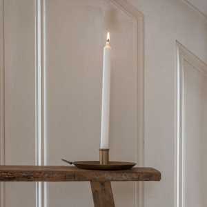 Forging Iron <b>Candlestick</b> Holder <b>Black</b> Round Base Heat Resistant Home Decoration Metal Candle Holder - Product Image 3