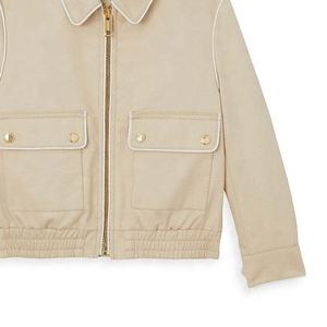 Chaqueta Bomber Personalizada para Hombre de Algodón de Alta Calidad con Estilo Varsity Letterman Ropa Corta Casual Bordado Soporte Mejor Nuevo para - Product Image 5