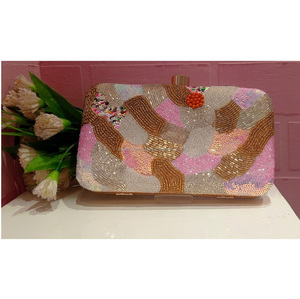 Nueva tendencia bolso de noche mujer trabajo dinero embrague bolso de noche para damas para boda bolso para regalo moda india individual - Product Image 5