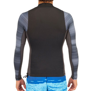 บริการ OEM คุณภาพพรีเมียม เสื้อรัดกล้ามเนื้อ MMA สีพื้นพิมพ์ลาย แขนเสื้อพิมพ์ลาย สไตล์โดดเด่น สำหรับใช้งานกลางแจ้ง - Product Image 6