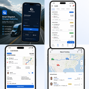 แอปมือถือสำหรับการขนส่งและจัดส่งสินค้าที่ดีที่สุดสำหรับ Android, iOS และเว็บ พร้อมระบบติดตามยานพาหนะแบบเรียลไทม์ การจัดการคนขับ และโซลูชันการเพิ่มประสิทธิภาพเส้นทาง - Product Image 3