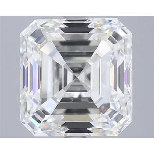 Diamant cultivé neuf certifié IGI, taille Asscher 5.56, pureté VVS2 - Product Image 1