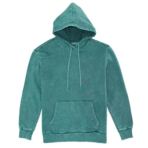 Nouvelle Collection – Sweats à Capuche Hiver Effet Vieilli – Qualité Supérieure 100% Coton Molletonné – Écologique, Respirant, avec Poche – Couleur Unie – Décontracté – Personnalisable pour Homme - Product Image 5
