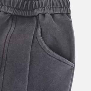 Pantalon en molleton uni unisexe, chaud, décontracté, style jogging, doux, pour l'hiver, vente en gros, fabricant - Product Image 4