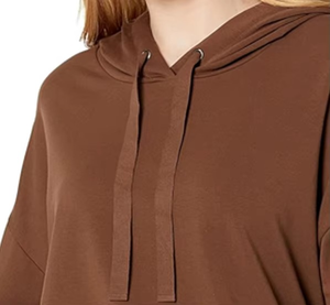 Hoodie d'hiver surdimensionné pour femme, design couverture, 100% coton, doublure sherpa, style streetwear, imperméable, livraison directe - Product Image 6