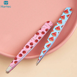 Ensemble de 2 pinces à épiler, kit de toilettage des sourcils et de la barbe avec étui, outils cosmétiques pour la coupe des sourcils et outils de maquillage - Product Image 3