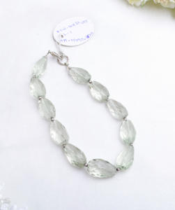 Amatista verde natural facetada, piedras preciosas para la elaboración de joyería fina. - Product Image 5