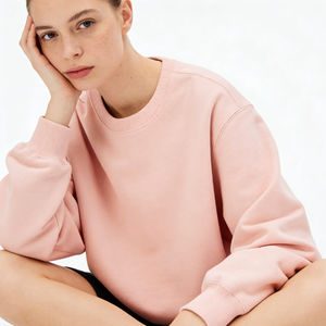 Sudadera con Capucha Rosa de Algodón 100% para Mujer, de Alta Calidad, para Uso Diario, con Logotipo Personalizado, en Varios Tamaños, Ecológica, para Invierno, Venta al Por Mayor - Product Image 1