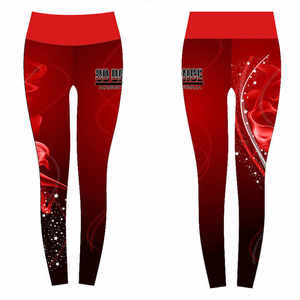 Ensemble de vêtements de danse personnalisés 3D pour femmes, justaucorps rouge à manches longues, fermeture éclair, leggings, shorts, vêtements de scène - Product Image 5