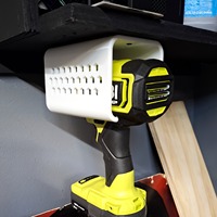 Organizador de Herramientas Eléctricas Personalizado - Soporte de Pared de PVC para Taladros con Ranura de 4.5 cm