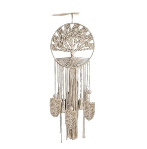 Atrapasueños de Macramé MKI con Diseño Creativo y Características Nacionales, Hecho a Mano con Hilo, Decoración Ecológica para Colgar en la Pared del Hogar - Product Image 4
