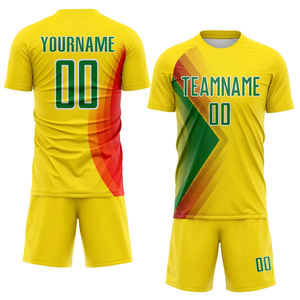 Maillot de football de qualité supérieure, léger, respirant, écologique, logo personnalisé, manches courtes, 100% polyester, fabriqué au Pakistan, OEM - Product Image 5