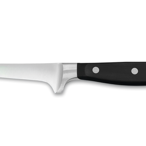Cuchillos profesionales para filetear de 7 pulgadas, hoja curva afilada de acero inoxidable con mango ergonómico negro de triple remache para filetear pescado - Product Image 3