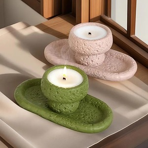 Porte-bougie unique en résine pour centre de table, fait main, design élégant, pour une décoration intérieure raffinée - Product Image 4