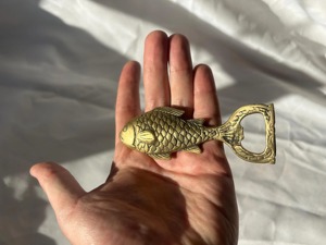 Fish Shape Gold Brass Bottle Opening Tool Suitable For Beer Soda And Soft Drink Bottles Cap <b>Opener</b> Handcrafted From India - Product Image 6
