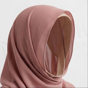 Hiyab de Chifón de Color Sólido para Mujer, Transpirable, para Uso Diario, Pañuelo Étnico de Oriente Medio - Product Image 4