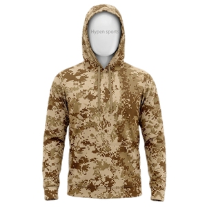 Sweat à capuche de chasse pour homme, durable, à manches longues, respirant, séchage rapide, coton et polyester, camouflage extérieur, chaud, pull-over de randonnée - Product Image 3
