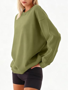 Sweat-shirts pour femmes surdimensionnés très tendance, vente en gros, bonne qualité, manches longues, pour le streetwear - Product Image 3