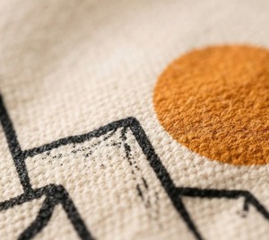 Mountain Print Cotton Canvas Tote Bag Eco Friendly <b>Cream</b> Large Capacity Outdoor Sunset Landscape Shoulder <b>Handbag</b> Reusable Tote - Product Image 6