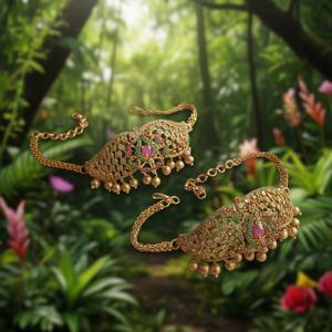 Peacock Armlets-Fashion Body Jewelry - Product Image 3