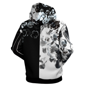 Sudadera con Capucha para Hombre, Estampado Geométrico, Corte Regular, Poliéster, Informal, para Otoño, con Bolsillo y Capucha con Cordón Ajustable - Product Image 4
