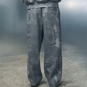 Pantalon de jogging ample en coton/polaire de qualité supérieure, motif camouflage arboral, respirant, style streetwear, service OEM/ODM, faible MOQ - Product Image 2