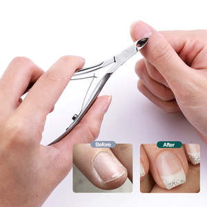 Coupe-ongles incurvé professionnel de haute qualité en acier inoxydable pour bébé, outils de manucure et pédicure, coupe-cuticules aiguisé ANAAIF - Product Image 3