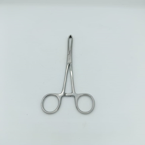 Pinza Quirúrgica Recta con Mecanismo de Trinquete para Tejido Intestinal, de Acero Inoxidable de Grado Médico, Tipo Judd-Allis - Product Image 2