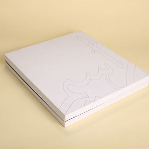 Customizable Eco-Friendly <b>Biodegradable</b> Clothing <b>Packaging</b> Box Rigid Cardboard Embossing UV Coating Sponge Lining Folding Paper - Product Image 2