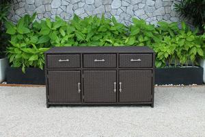 Elegante Mueble de Almacenamiento de Mimbre Moderno para Sala de Estar, Muebles para el Hogar, Uso en Escuelas y Hoteles - Product Image 4
