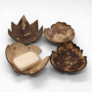 Soporte rectangular de concha de coco para jabón, respetuoso con el medio ambiente, cero residuos, platos listos para la exportación, superventas - Product Image 6
