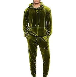 Women's Grey Velvet Two Piece Sweatsuit Tracksuit Set Breathable Skinny Fit Full Length <b>Jacket</b> and Pants with <b>Rhinestone</b> Detail - Product Image 4