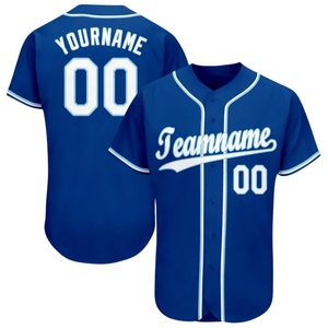Royal White Light Blue Baseball Jersey for Men Button Down Team Uniform Breathable Lightweight <b>Athletic</b> Tournament Sports - Product Image 1