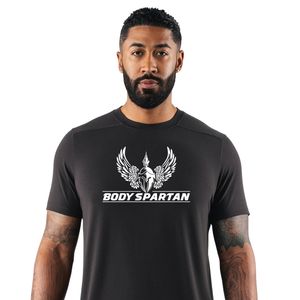 Camiseta Deportiva Gris Carbón para Hombre, Cuello Redondo, Algodón Premium, Ropa Deportiva Informal para Entrenamiento - Product Image 2