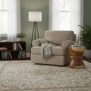 Tabouret ottoman moderne élégant et robuste en bois de Suar biologique, poli à la main, fait main, meuble de salon ou de chambre - Product Image 6