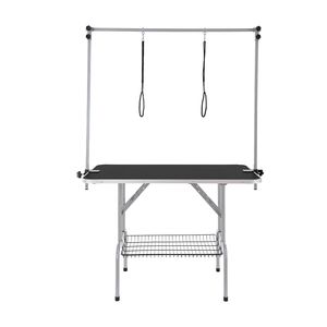 Estación DE ASEO plegable para mascotas de 46 pulgadas, soporte para perros medianos y pequeños, sin asiento, 330 libras, bucle de aseo con dos brazos - Product Image 1