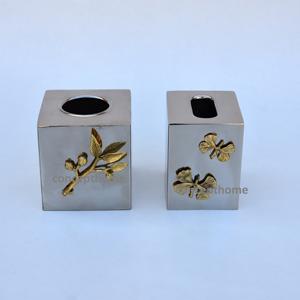 Porte-serviettes de luxe, article décoratif pour la maison à prix abordable, pour les événements de mariage, boîtes à mouchoirs en métal, vente en gros - Product Image 5