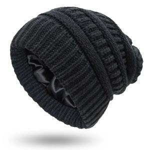 Gorro de invierno tejido de lana Unisex personalizado al por mayor, gorros de invierno con bordado, gorros de viaje al aire libre, gorros Jacquard, gorros - Product Image 3