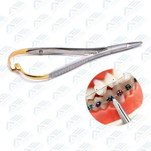 Portaagujas Dentales con Bordes Serrados, Equipos Dentales CE, Fórceps Quirúrgicos de Ortodoncia, Abrazadera Manual de Acero - Product Image 6