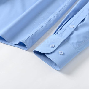 Chemises boutonnées pour hommes, style tendance, 100% coton, respirantes, écologiques, anti-rides, séchage rapide, coupe décontractée, look moderne et décontracté - Product Image 4