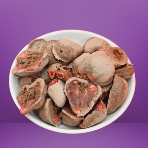 Chocolate-Coated Freeze-Dried Vacuum Fried Strawberry Snack | Non-GMO <b>Sweet</b> <b>Sour</b> Taste | Healthy Crispy 10kg Ready Eat OEM Low - Product Image 1