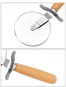 Juego de Preparación de Pizza de Acero Inoxidable, Herramientas Profesionales para Hacer Pizza, Kit de Cocina para Hornear y Servir - Product Image 2