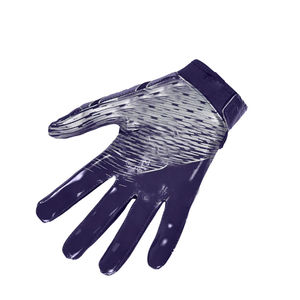 Gants de football américain super adhérents pour wide receiver, avec logo personnalisé, pour le rugby par temps froid, à prix abordable - Product Image 2