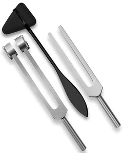 Ensemble de diapasons de haute qualité 528 Hz avec marteau en silicone et chiffon de nettoyage, conçu pour la méditation, outil musical - Product Image 6